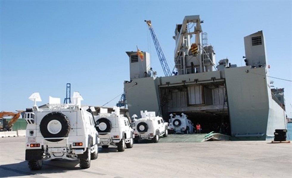 Archivo - Vehículos militares Iveco Lince en una imagen de archivo