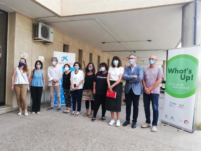 Acto de balance del proyecto 'What's Up! Com vas de salud mental?' en el IES Ses Estacions.