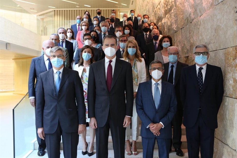 Felipe VI acude a la reunión del Patronato de la Fundación SERES que nombra nuevo presidente a Fernando Ruiz