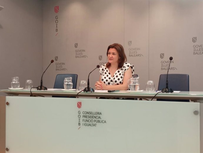 La consellera de Presidencia, Función Pública e Igualdad, Mercedes Garrido.