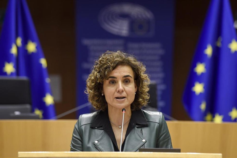 La portavoz del PP en el Parlamento europeo, Dolors Montserrat, en una foto de archivo.