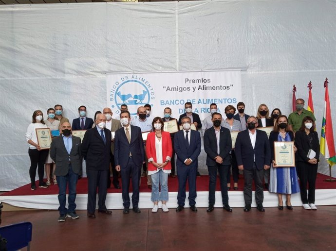 Entrega de los premios 'Amigos y Alimentos 2020' del Banco de Alimentos de La Rioja