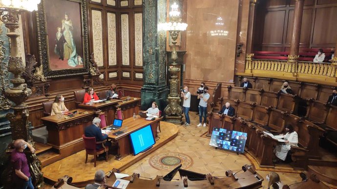 Pleno del Ayuntamiento de Barcelona de junio de 2021