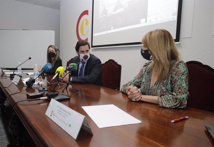 Inauguración de las jornadas 'Claves y fases de un plan de internacionalización' organizadas en Huelva por la Empresa Pública Andaluza de Promoción Exterior (Extenda).
