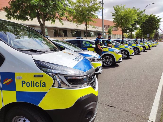 Nuevos vehículos de la Policía Local de Salamanca.