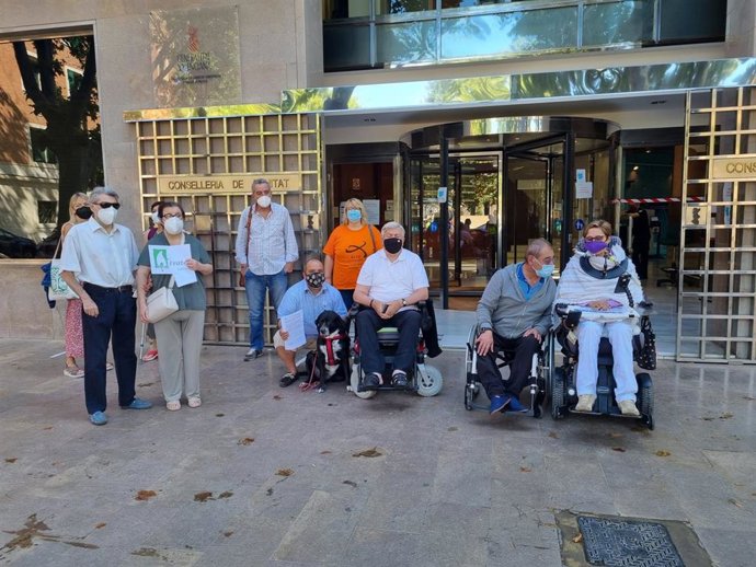 Protesta ante Sanidad