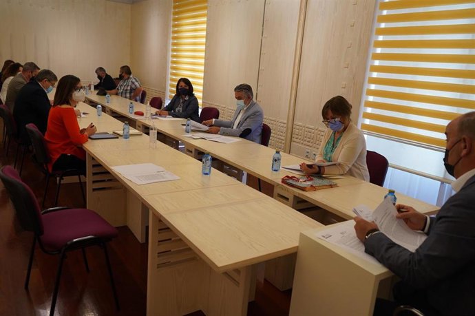 Reunión de la Junta de Gobierno de la Diputación de Segovia.