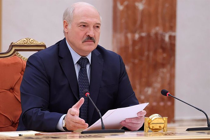 El presidente de Bielorrusia, Alexander Lukashenko.