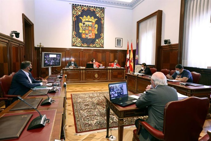 Pleno de la Diputación de Palencia.