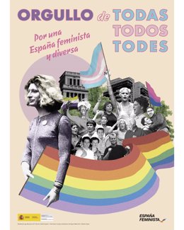 Cartel del Orgullo 2021 del Ministerio de Igualdad