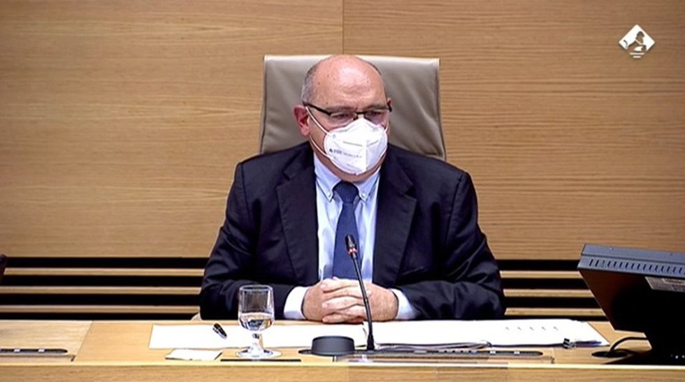 El secretario general de Universidades, José Manuel Pingarrón, en la Comisión de Ciencia, Innovación y Universidades de este jueves del Congreso