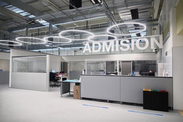 Archivo - Admisión del Hospital de Emergencias Isabel Zendal, Madrid (España),