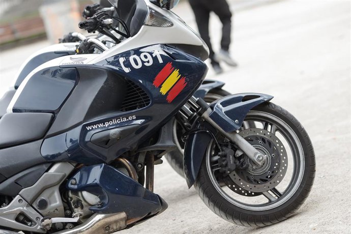 Archivo - Motos, moto de la Policía Nacional, Unidad de Prevención y Reacción de la Policía Nacional (UPR), teléfono 091