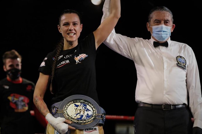 Archivo - Joana Pastrana gana el Campeonato de Europa de Boxeo.