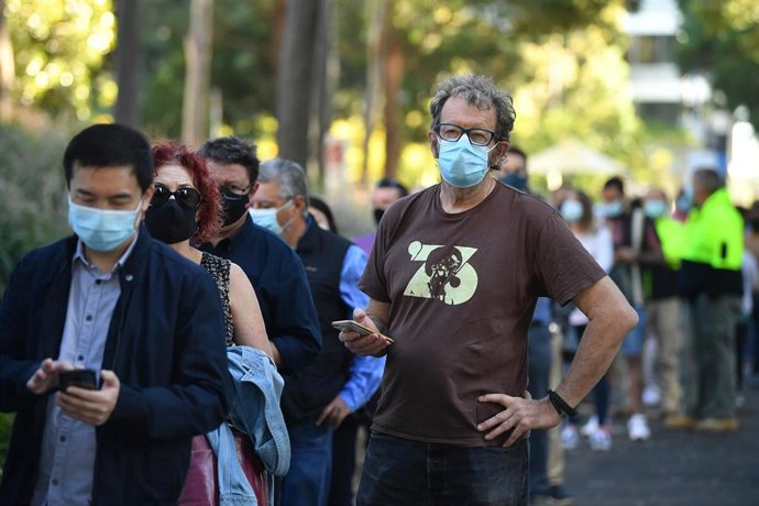 Archivo - Vacunación masiva contra la COVID-19 en Sydnei