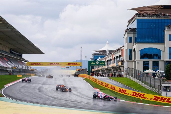 Archivo - formation lap during the Formula 1 DHL Turkish Grand Prix 2020, from November 13 to 15, 2020 on the Intercity Istanbul Park, in Tuzla, near Istanbul, Turkey - Photo Antonin Vincent / DPPI