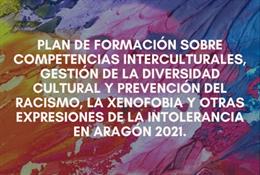 Cartel del I Plan de Formación sobre competencias interculturales, diversidad y prevención del racismo