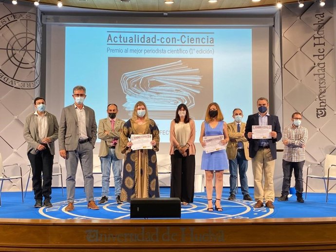 Acto de entrega del certamen 'Actualidad-con-ciencia'.