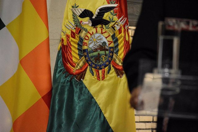 Archivo - Bandera de Bolivia.