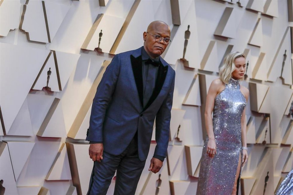 Archivo - HOLLYWOOD, CA  February 24, 2019 Samuel L. Jackson and Brie Larson during the arrivals at the 91st Academy Awards on Sunday, February 24, 2019 at the Dolby Theatre at Hollywood & Highland Center in Hollywood, CA. (Jay L. Clendenin / Los Ange