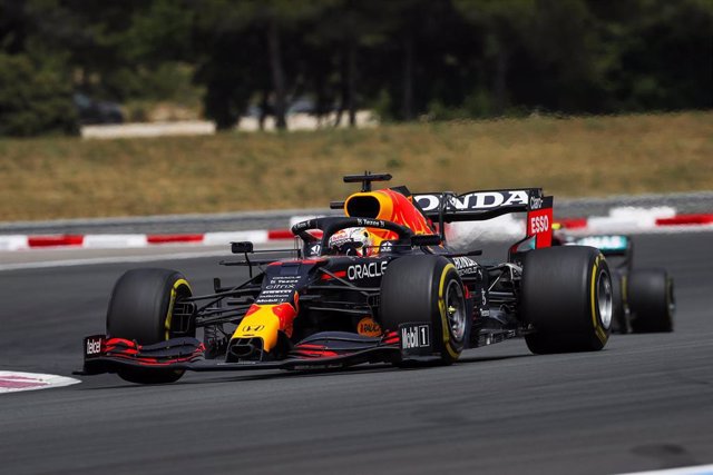 El piloto neerlandés Max Verstappen durante un Gran Premio del Mundial 2021