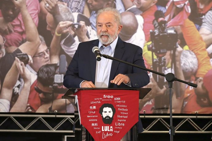 Archivo - El expresidente de Brasil Luiz Inacio Lula da Silva