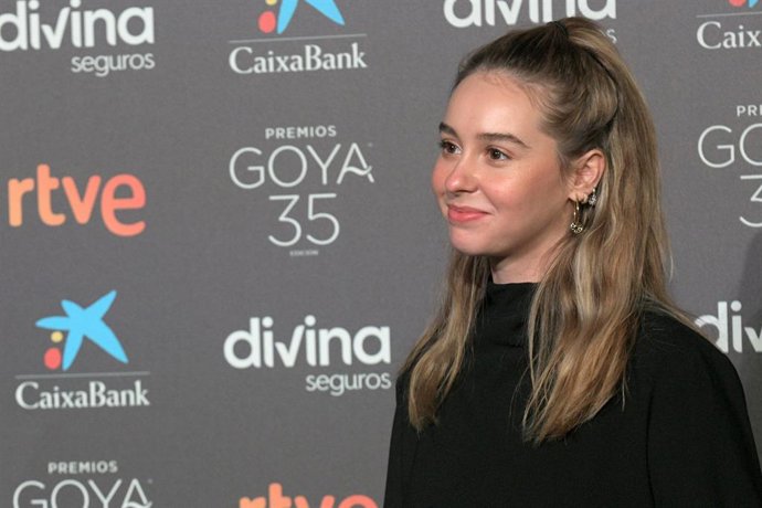 Archivo - Paula Usero durante la lectura de los Premios Goya 2021, en Madrid (España), a 18 de enero de 2021