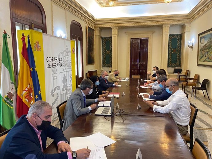 Reunión de la Mesa del Aeropuerto en la Subdelegación del Gobierno en Granada