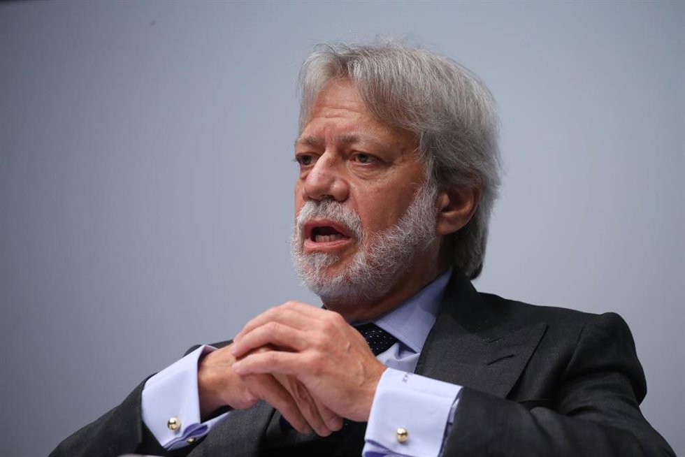 Archivo - El presidente de OHL, Luis Amodio, durante la inauguración del IV Congreso Iberoamericano del Consejo Empresarial Alianza por Iberoamérica (CEAPI), a 17 de mayo de 2021, en Madrid, (España)