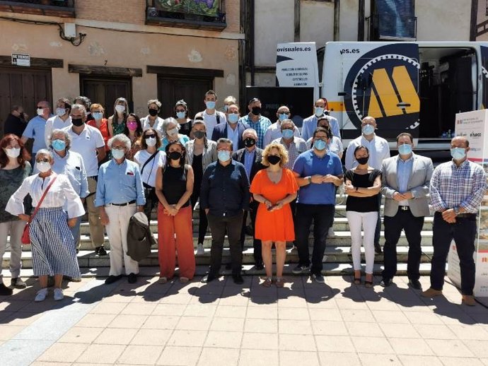 Representantes de los municipios reunidos en El Burgo de Osma.