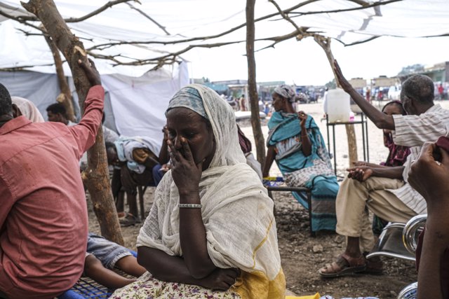 Refugiados de Etiopía en Sudán tras huir de los combates en la región de Tigray