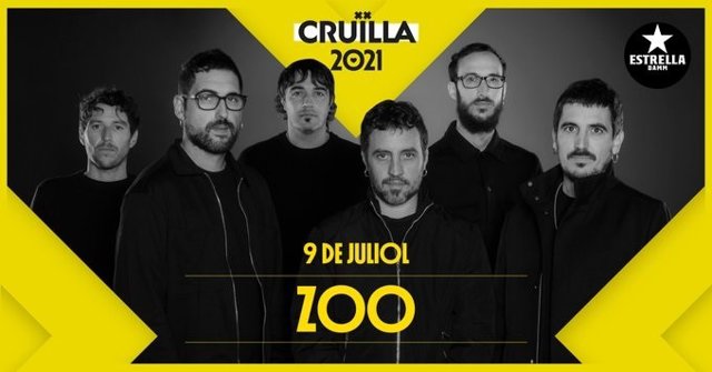 Cartell de Zoo en el Festival Cruïlla