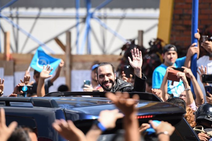 Archivo - El presidente de El Salvador, Nayib Bukele