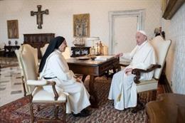 Sor Lucía Caram con el Papa Francisco