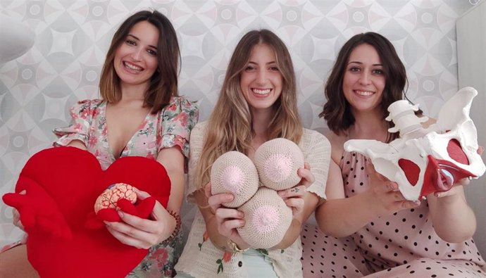 María Serrano, Ana Fábregas e Irene Yera, las emprendedoras de la 'start up' MIA Acompañamiento en el Parto y el Embarazo