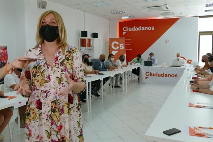 La coordinadora de Ciudadanos en Castilla-La Mancha, Carmen Picazo,