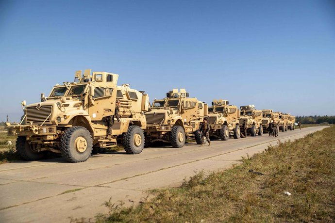 Archivo - Arxivo - Vehicles blindats dels Estats Units a l'Afganistan