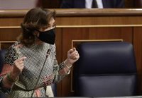 Calvo, sobre la ausencia de PP y Vox al acto del Congreso: "Es un homenaje a las víctimas, deberíamos estar todos"