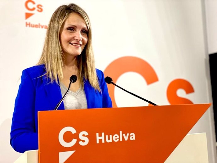 Archivo - La coordinadora de Cs en Huelva y diputada provincial, María Ponce.