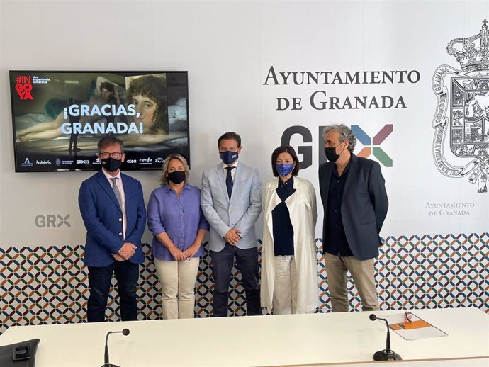 El delegado territorial de Turismo de la Junta en Granada, Gustavo Rodríguez, asiste al balance de la exposición #INGOYA.