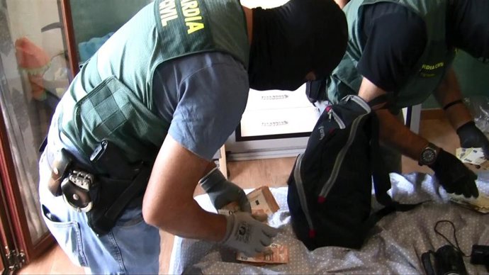 Desarticulada en Huétor Tájar (Granada)  con once detenidos una banda criminal dedicada al tráfico de cocaína