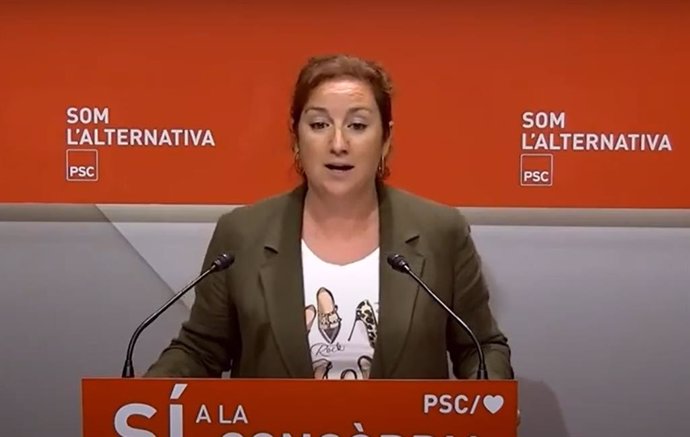 La portaveu del PSC al Parlament, Alícia Romero