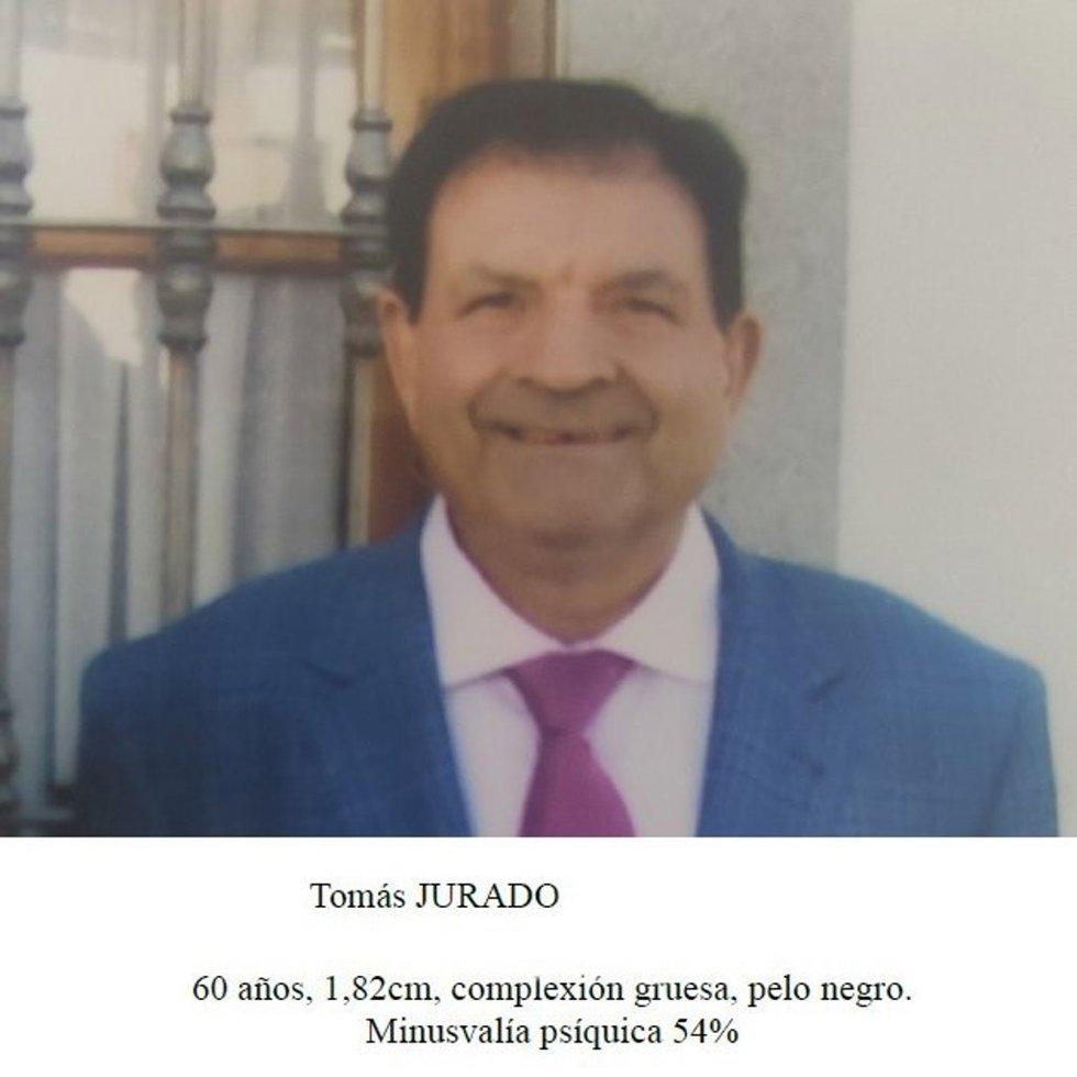 Buscan desde el día 7 a un hombre de 60 años minusvalía psíquica desaparecido en Móstoles