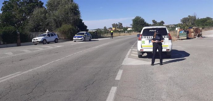 Control en el acceso a Cantillana