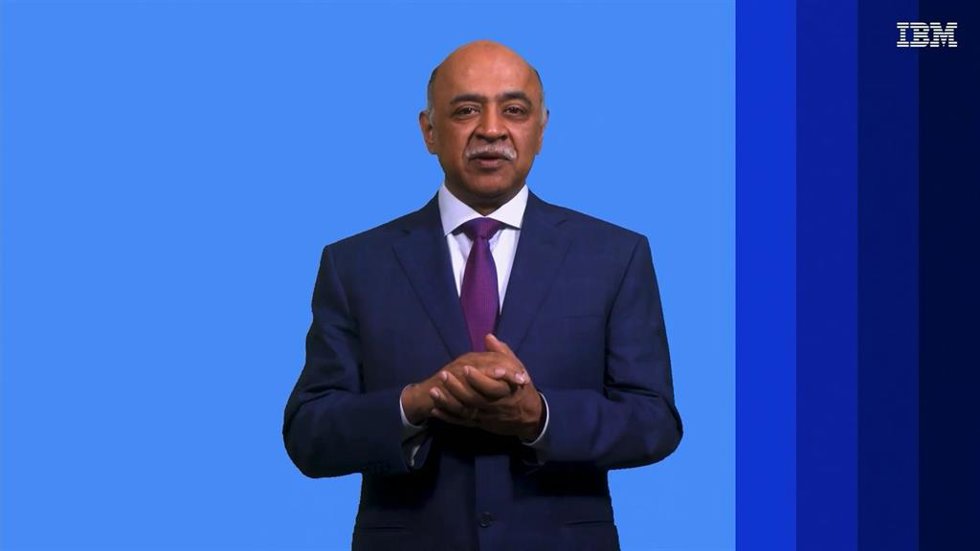El Consejero Delegado De IBM, Arvind Krishna, Durante Una Intervención Telemática En El Mobile World Congress Que Ha Comenzado Este Lunes, 28 De Junio De 2021.