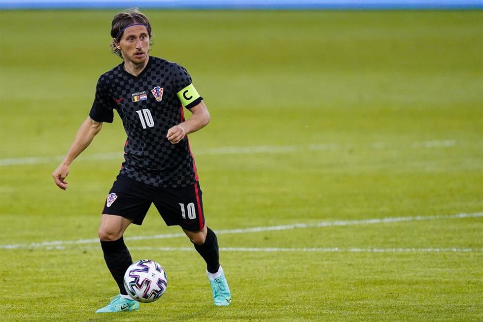 El internacional croata del Real Madrid Luka Modric.