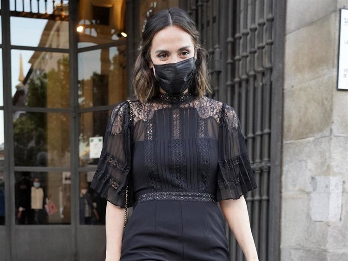 Tamara Falcó, tras la misa en memoria de su padre, Carlos Falcó