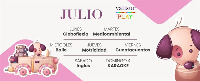 Programación Ludoteca Vallsur Julio