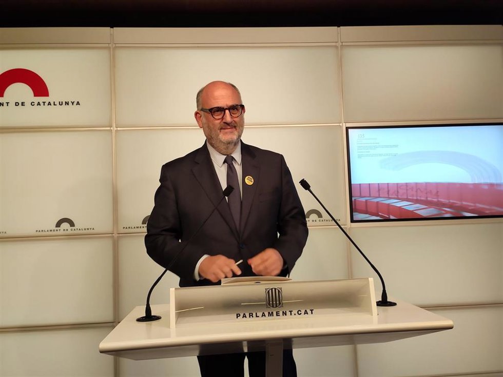 Archivo - El exportavoz de Junts en el Parlament Eduard Pujol