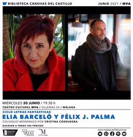 Elia Barceló y Félix J. Palma, protagonistas del próximo encuentro de 'Letras Fantásticas'
